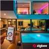Zigbee RGBW LED Controller 4 Channel 12-24VDC Multifunction LED Strip Panel Controller