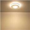 6W Recessed Lights Dimmable 12V AC DC 3000K Lights Front & Side