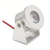 1W Mini LED Surface Mount Spotlight "Alyana" Silver 12VDC 3000K