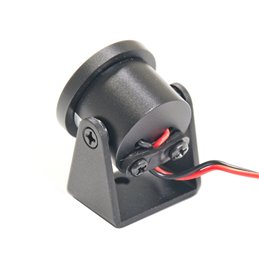 1W Mini LED Surface Mount Spotlight "Alyana" black 12VDC 3000K