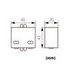 "EZDIM" 3 steps LED dimmer 12V-24V DC 3A Max for dimmable LED lamp