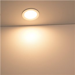 LED recessed luminaire slim 3000K - 0,9W - ultra flat 12V DC