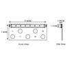 LED under-cabinet luminaire "Orela" 0.4W - 3000K WW - 12V