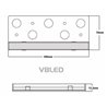 LED under-cabinet luminaire "Onorato" 1W - 30cm - 3000K WW - 12V
