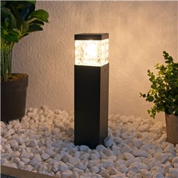 Path light bollard 12V 30cm without bulb