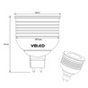 RGB+WW Illuminant Dimmable incl. Remote - MR16/GU5.3 -3000K 7W