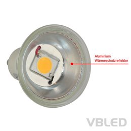 LED Illuminant Spotlight- GU10 - 5W 3000K