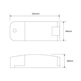LED power supply unit constant current / 320-350mA / 14W