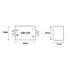 LED power supply unit constant current / 320-350mA / 3W