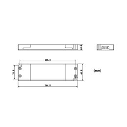 LED power supply unit constant voltage / 12V DC / 15W