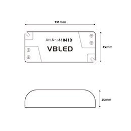 LED power supply unit constant current / 320-350mA / 20W